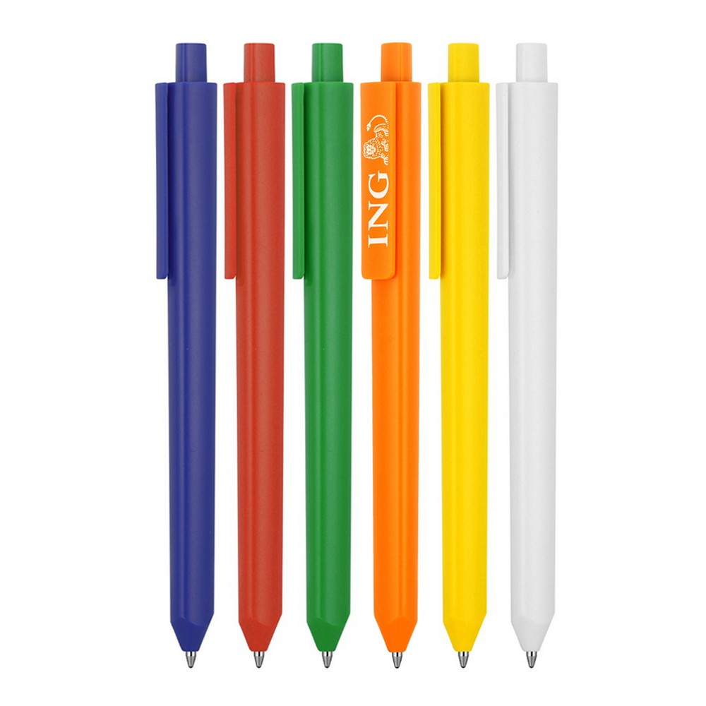 Z435 - Plastic Pen Ballpoint Matte Triangular Phoenix