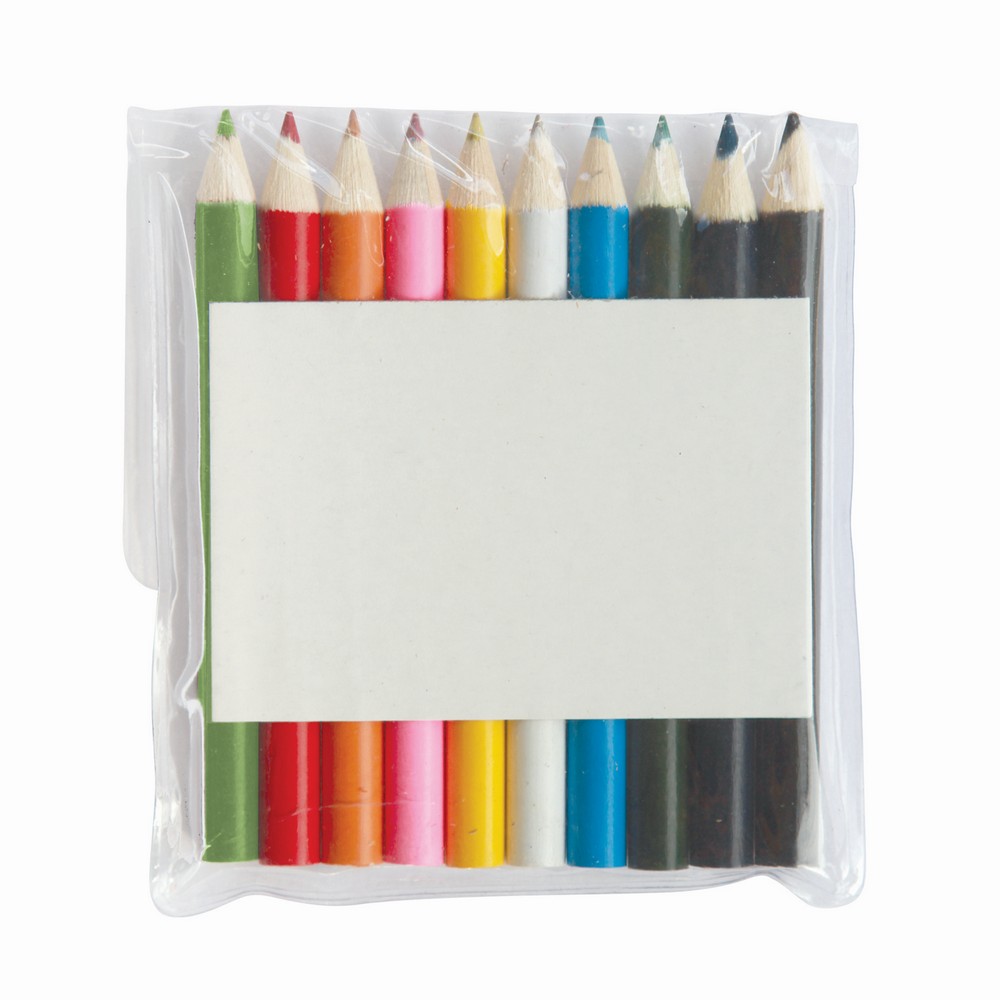 Z603-10 - Pencils Colouring 10 Pack Pouch