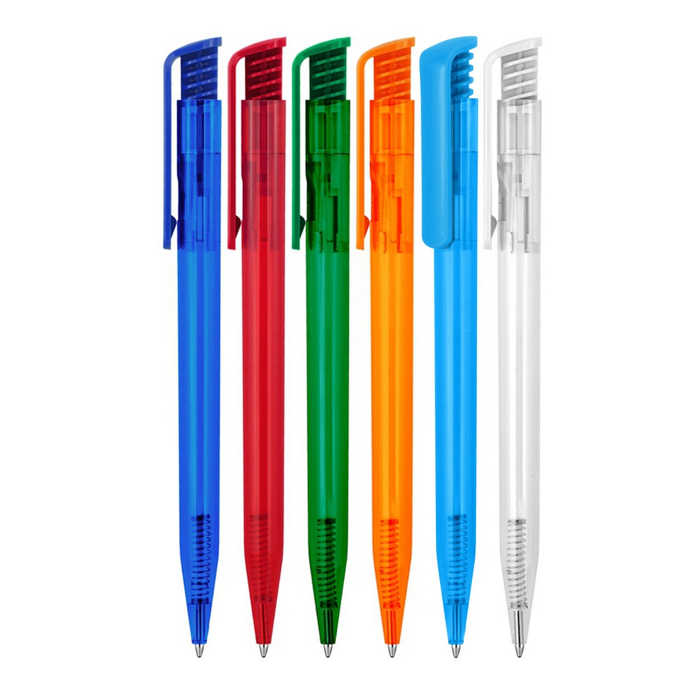 Z891 - Plastic Pen Ballpoint Transparent Tia
